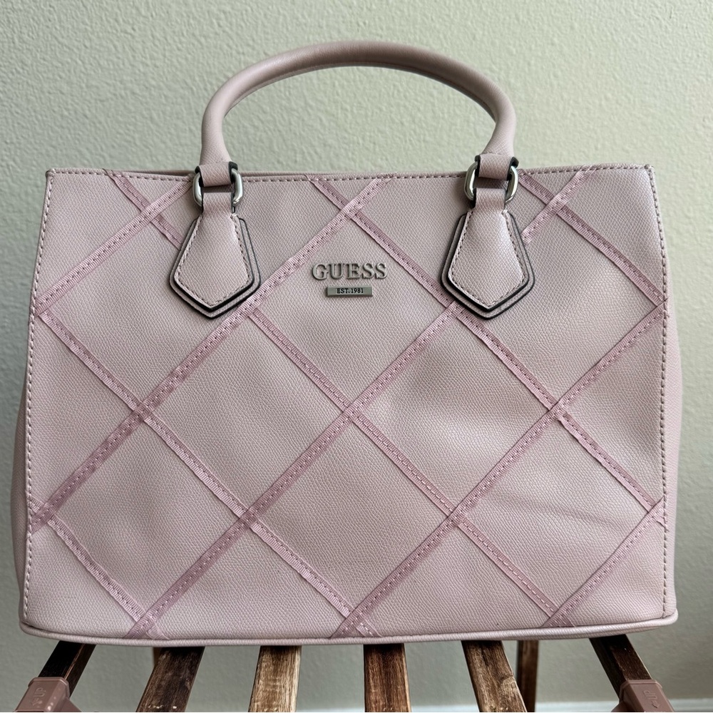 GUESS Blush Satchel Bag